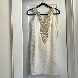 Lilly Pulitzer Suzette Shift in Resort White Size 0 NWT